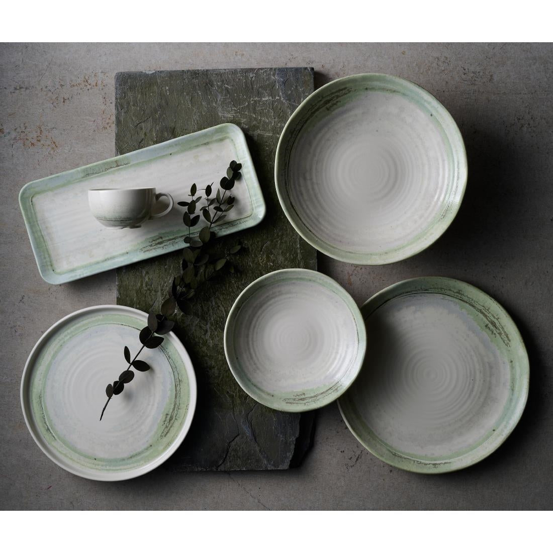 Dudson The Maker's Collection Finca Flint Organic Coupe Plate 290mm (12 Pack)