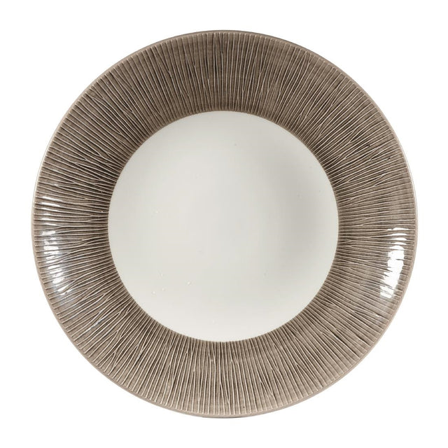 Churchill Bamboo Deep Round Coupe Plates Dusk 280mm (12 Pack)