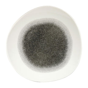 Churchill Studio Prints Raku Round Trace Plates Quartz Black 286mm (12 Pack)