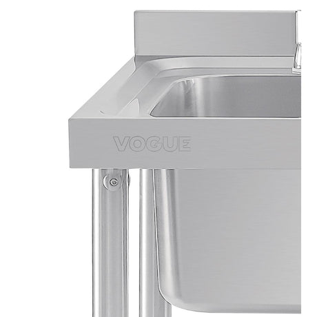 Vogue Single Sink Right Hand Drainer 1000mm