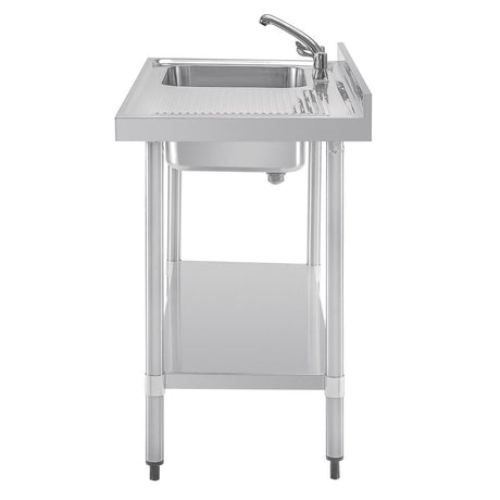 Vogue Single Sink Right Hand Drainer 1200mm