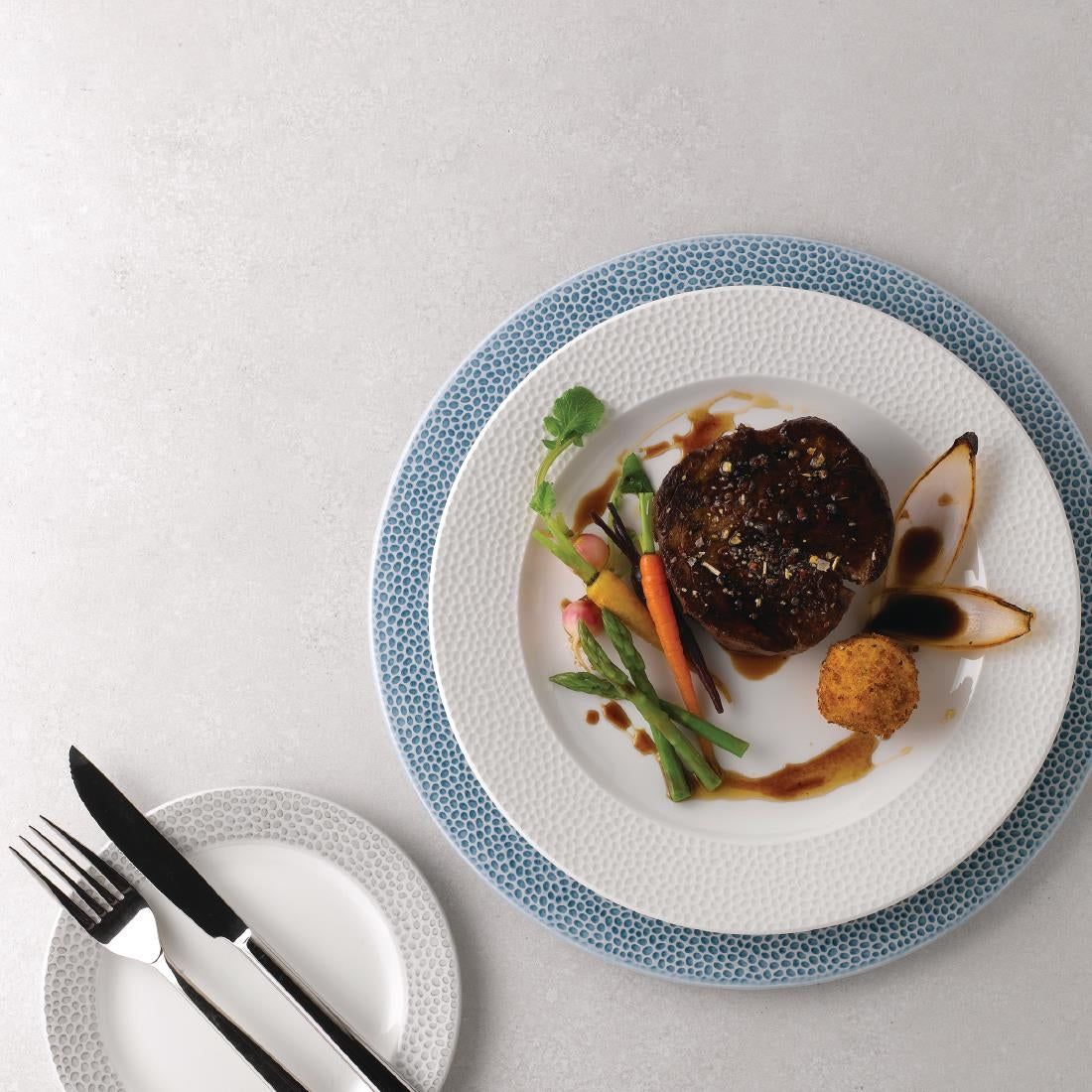 Churchill Isla Presentation Plates Ocean Blue 305mm (12 Pack)