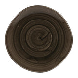 Churchill Stonecast Patina Round Trace Bowls Iron Black 253mm (12 Pack)