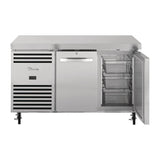 True Double Door 1/1 GN Counter Freezer TCF1/2-CL-SS-DL-DR