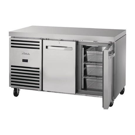 True Double Door 1/1 GN Counter Freezer TCF1/2-CL-SS-DL-DR