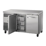 True Double Door 1/1 GN Counter Freezer TCF1/2-CL-SS-DL-DR