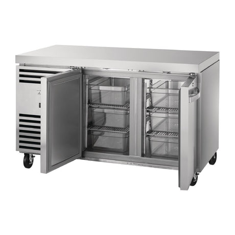 True Double Door 1/1 GN Counter Freezer TCF1/2-CL-SS-DL-DR