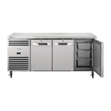 True 3 Door 1/1 GN Counter Fridge TCR1/3-CL-SS-DL-DR-DR