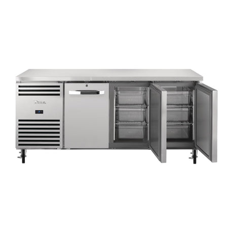 True 3 Door 1/1 GN Counter Fridge TCR1/3-CL-SS-DL-DR-DR