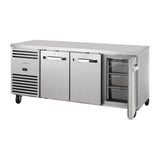 True 3 Door 1/1 GN Counter Fridge TCR1/3-CL-SS-DL-DR-DR