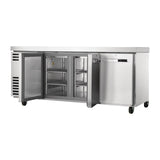 True 3 Door 1/1 GN Counter Freezer TCF1/3-CL-SS-DL-DR-DR