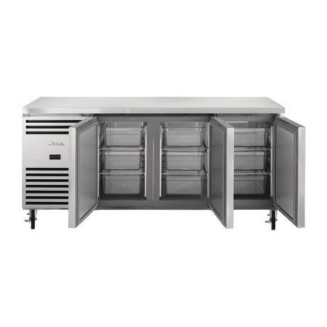 True 3 Door 1/1 GN Counter Freezer TCF1/3-CL-SS-DL-DR-DR