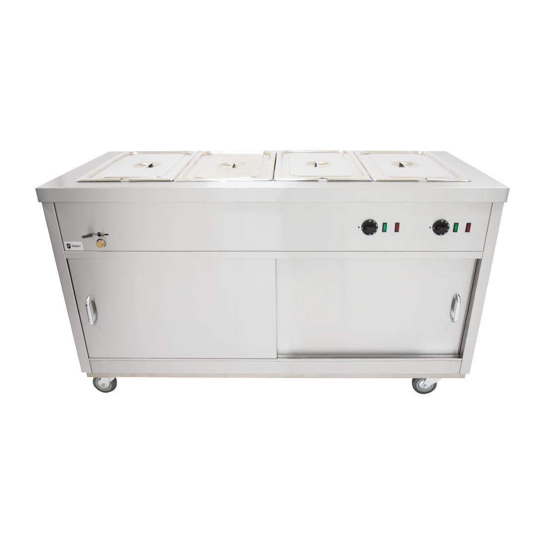 Parry Mobile Hot Cupboard with Bain Marie Top HOT15BM