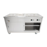 Parry Mobile Hot Cupboard with Bain Marie Top HOT15BM