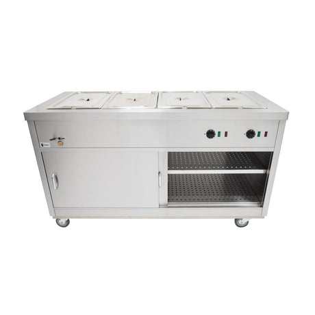 Parry Mobile Hot Cupboard with Bain Marie Top HOT15BM