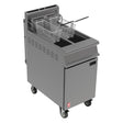 Falcon Dominator Plus Free Standing Natural Gas Filtration Fryer on Castors G3845F