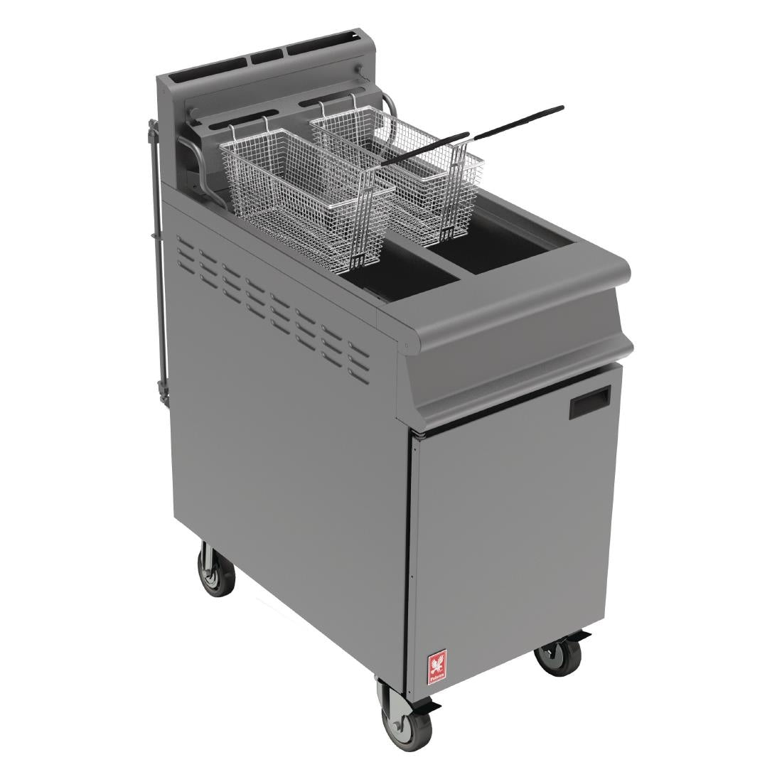 Falcon Dominator Plus Free Standing Propane Gas Filtration Fryer on Castors G3845F