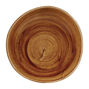 Churchill Stonecast Patina Organic Round Bowls Vintage Copper 38oz 253mm (12 Pack)