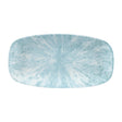 Churchill Stone Oblong Chef Plates Aquamarine 153 x 298mm (12 Pack)
