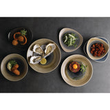 Churchill Stonecast Aqueous Deep Coupe Plates Bayou Taupe 281mm (12 Pack)