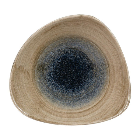 Churchill Stonecast Aqueous Triangular Bowls Bayou Taupe 21oz 235mm (12 Pack)