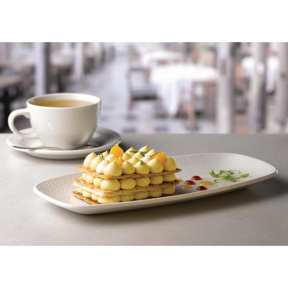 Churchill Isla Oblong Plates White 150 x 295mm (12 Pack)