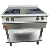 Refurbished Falcon E3903i Induction Boiling Top with Stand | 4-Zone Commercial Cooktop