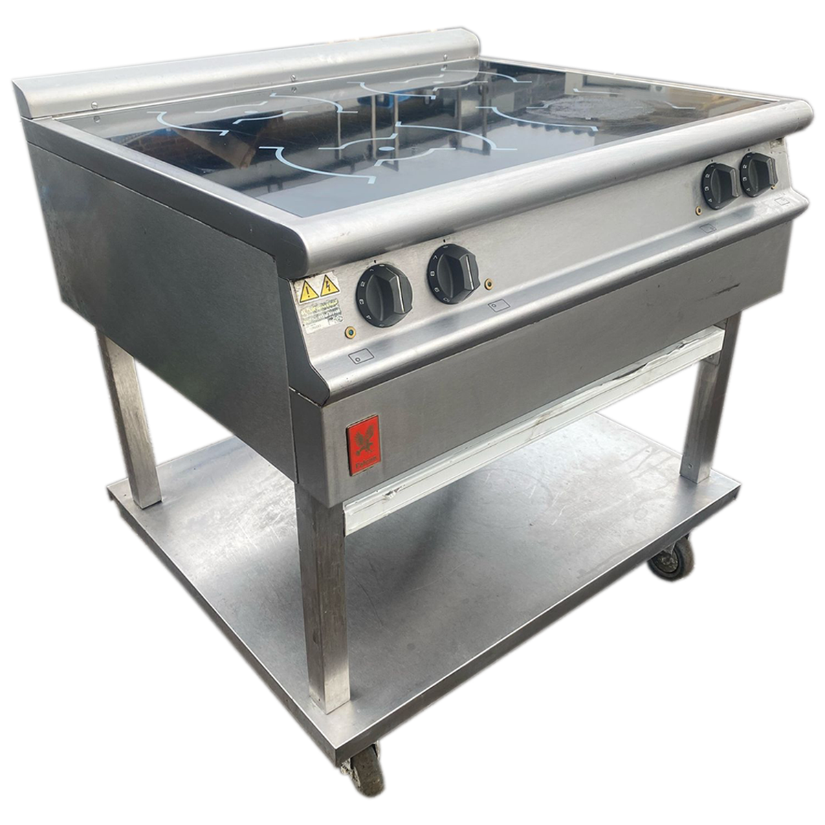 Refurbished Falcon E3903i Induction Boiling Top with Stand | 4-Zone Commercial Cooktop