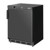 Nisbets Essentials Undercounter Freezer Black - 140Ltr