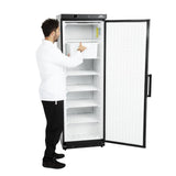 Nisbets Essentials Upright Freezer Black - 365Ltr