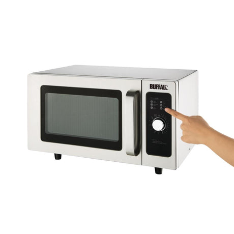 Buffalo Manual Commercial Microwave Oven 25Ltr 1000W