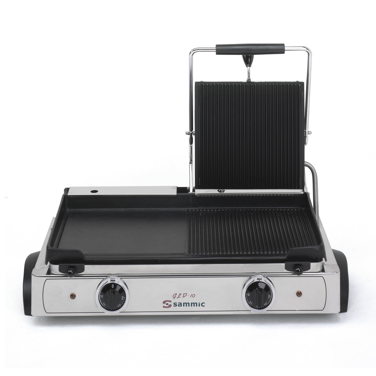 Grill GLD-10 230/50-60/1 (1/2 smooth w/o cover - 1/2 ribbed with cover)