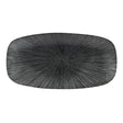 Churchill Studio Prints Agano Oblong Chefs Plates Black 298x 153mm (12 Pack)