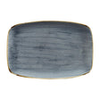 Churchill Stonecast No. 9 Oblong Chefs Plates 355 x 245mm Blueberry (6 Pack)