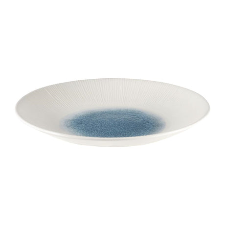 Churchill Bamboo Centre Print Deep Coupe Plates Topaz Blue 281mm (12 Pack)