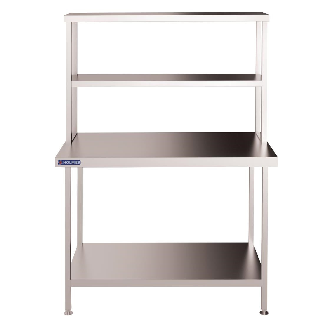 Vogue Stainless Steel Wall Table Welded with Double Gantry 1800mm