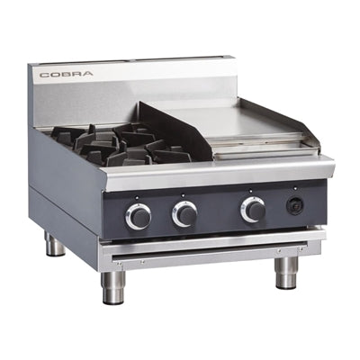 Blue Seal Cobra Countertop LPG Hob with Griddle C6C-B