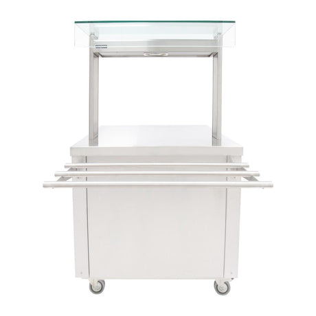 Parry Flexi-Serve Ambient Cupboard with Plain Top & LED Illuminated Gantry FS-A2Pack