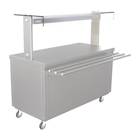 Parry Flexi-Serve Ambient Cupboard with Plain Top & LED Illuminated Gantry FS-A4Pack