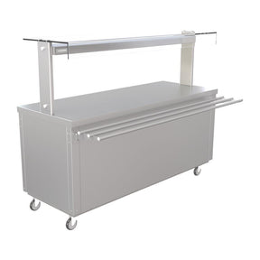 Parry Flexi-Serve Ambient Cupboard with Plain Top & LED Illuminated Gantry FS-A5Pack