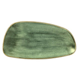 Churchill Stonecast Samphire Green Oval Chefs Plates 300mm (12 Pack)