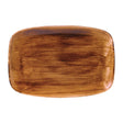 Churchill Stonecast Patina Oblong Plates Vintage Copper 343x235mm (6 Pack)