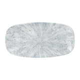 Churchill Stone Oblong Plates Pearl Grey 298x152mm (12 Pack)