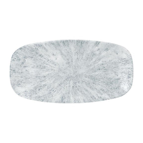 Churchill Stone Oblong Plates Pearl Grey 298x152mm (12 Pack)