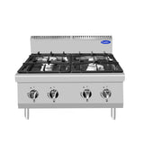 CookRite Four Burner Gas Boiling Top  AT7G4B-C-1