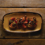 Dudson Harvest Chefs' Oblong Plates Mustard 298x153mm (12 Pack)