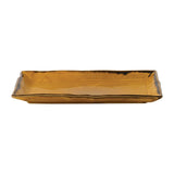 Dudson Harvest Rectangular Trays Mustard 345x233mm (6 Pack)