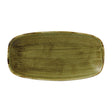 Stonecast Plume Olive Chefs' Oblong Plates No. 3 11 3/4 x 6 " (12 Pack)