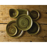 Stonecast Plume Olive Chefs' Oblong Plates No. 3 11 3/4 x 6 " (12 Pack)
