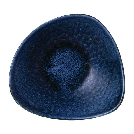 Stonecast Plume Ultramarine Triangle Bowls 21oz (12 Pack)